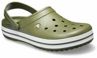 Crocband  army green/white