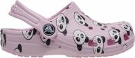 Crocs Classic Panda Print Clog Ballerina Pink