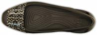 Crocs Sienna Leopard Shiny Flat Espresso