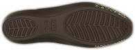 Crocs Sienna Leopard Shiny Flat Espresso