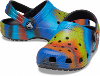 CROCS CLASSIC SPRAY DYE CLOG T Black / Multi