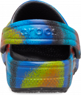 CROCS CLASSIC SPRAY DYE CLOG T Black / Multi