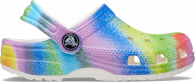 CROCS CLASSIC SPRAY DYE CLOG T white/multi