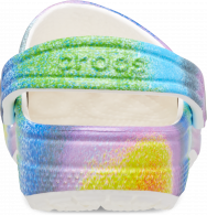 CROCS CLASSIC SPRAY DYE CLOG T white/multi