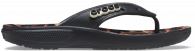 CROCS CLASSIC ANIMAL REMIX FLIP Black / Leopard