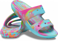 Crocs classic marbled sandal 207701 Neptun / Multi