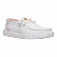 Wendy Chambray Grid Snow White