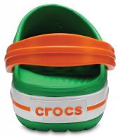 Crocband Clog Kids Grass Green / White / Blazing Orange