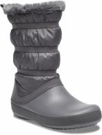 Womens Crocband Winter Boot Charcoal