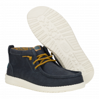 Wally Mid Waxed Canvas  Navy