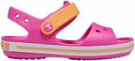 Crocband Sandal Kids Electric Pink / Cantaloupe