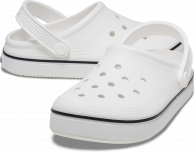 CROCS CROCBAND (CLEAN) OF COURT CLOG KIDS 208477 WHITE