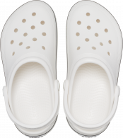 CROCS CROCBAND (CLEAN) OF COURT CLOG KIDS 208477 WHITE