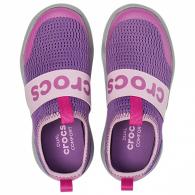 Crocs Swiftwater EasyOn Logo Shoe Kids amethyst/violet