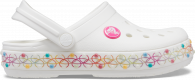 CROCS CROCBAND STRETCH NECKLACE CLOG T white/multi