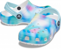 CROCS CLASSIC SOLARIZED KIDS CLOG T 207588 white/multi