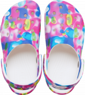 CROCS CLASSIC SOLARIZED KIDS CLOG T 207588 Pink/white