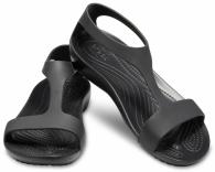 Womens Crocs Serena Sandal black/black