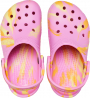 Crocs Classic Marbled Kids Clog T 206838 Taffy Pink/Multi
