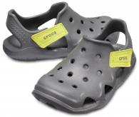 Crocs Swiftwater Wave Kids slate grey/gren