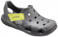 Crocs Swiftwater Wave Kids slate grey/gren