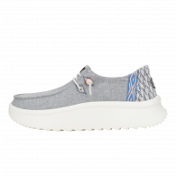 Wendy Peak Chambray Woven  Grey