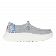 Wendy Peak Chambray Woven  Grey