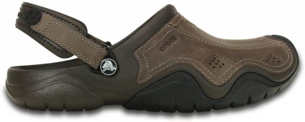 Crocs Swiftwater Leather Clog