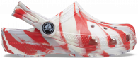 Kids Classic Marbled Clog White/Flame