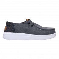 Wendy Rise Chambray Grid Black