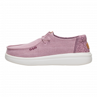 Wendy Rise Chambray Grid Rose Purple