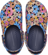 CROCS CLASSIC RETRO FLORAL CLOG Navy / Multi