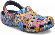 CROCS CLASSIC RETRO FLORAL CLOG Navy / Multi