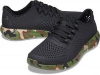 Crocs LiteRide Printed Camo Pacer Black / Volt Green