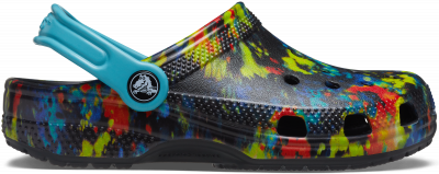 CROCS CLASIC TIE DYE GRAPHIC KIDS CLOG