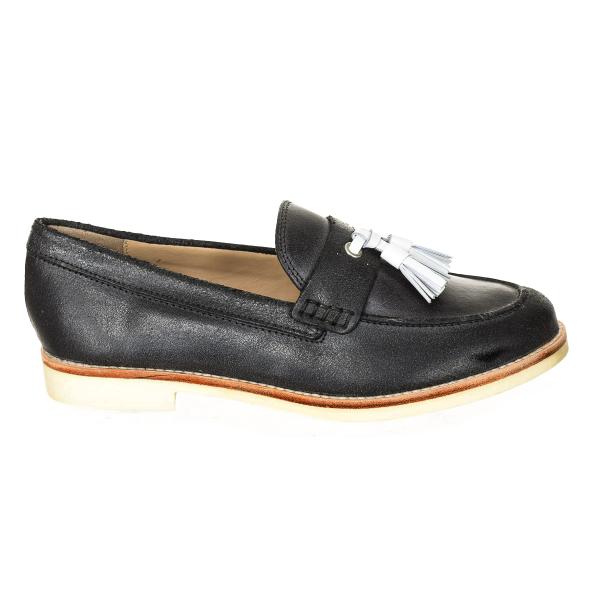 GEOX  Woman leather heel moccasin D62R3C-000HM