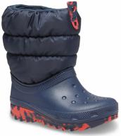 Crocs Classic Neo Puff Boot Kids Navy