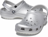 CROCS CLASSIC METALLIC CLOG T Silver Metallic
