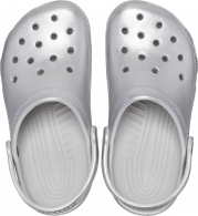 CROCS CLASSIC METALLIC CLOG T Silver Metallic