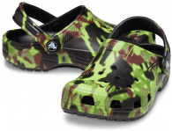 Crocs Classic Spray Camo Clog Kids T Black