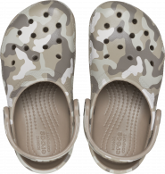 CROCS CLASSIC CAMO KIDS CLOG 207594 Mushroom/Multi