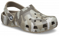 CROCS CLASSIC CAMO KIDS CLOG 207594 Mushroom/Multi
