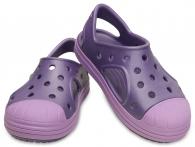 Kids Crocs Bump It Sandal Blue Violet / Iris