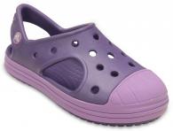 Kids Crocs Bump It Sandal Blue Violet / Iris