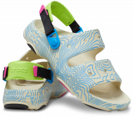 CROCS CLASSIC ALL TERAIN TOPOGRAPHIC SANDAL Bone/Multi