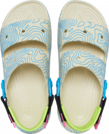 CROCS CLASSIC ALL TERAIN TOPOGRAPHIC SANDAL Bone/Multi
