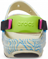 CROCS CLASSIC ALL TERAIN TOPOGRAPHIC SANDAL Bone/Multi
