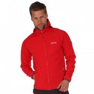 REGATTA Men's Stretch Hooded Softshell Jacket red