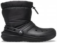 Crocs Classic Lined Neo Puff Boot Black / Black