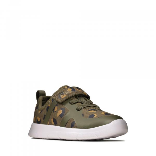 CLARKS Ath Flux T Olive Camo